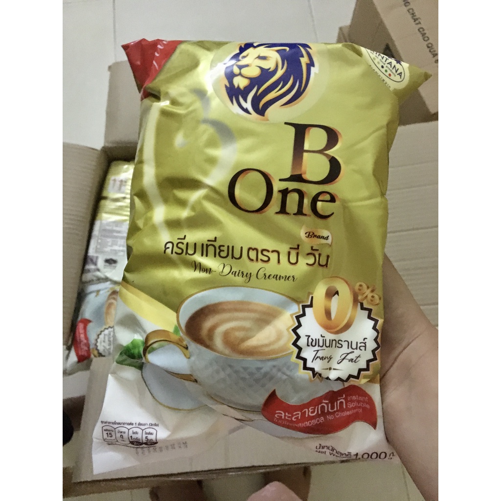 Bột Kem Béo B one Thái Lan Pha Trà Sữa 1Kg/ Bột Sữa Béo Bone Chiết Lẻ 200g, 500g, Sỉ Theo Thùng