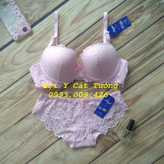 Bộ đồ lót Boya ren mút mỏng có gọng