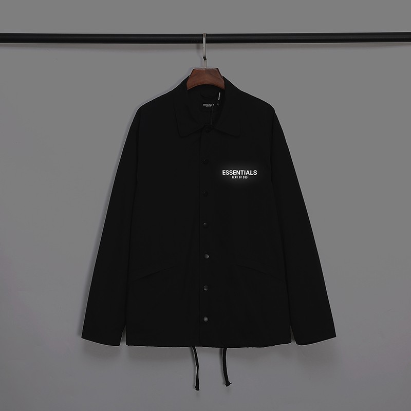 ⚡️ - Áo khoác FOG ESSENTIALS Black cao cấp full tag túi, áo jacket FOG PLV1