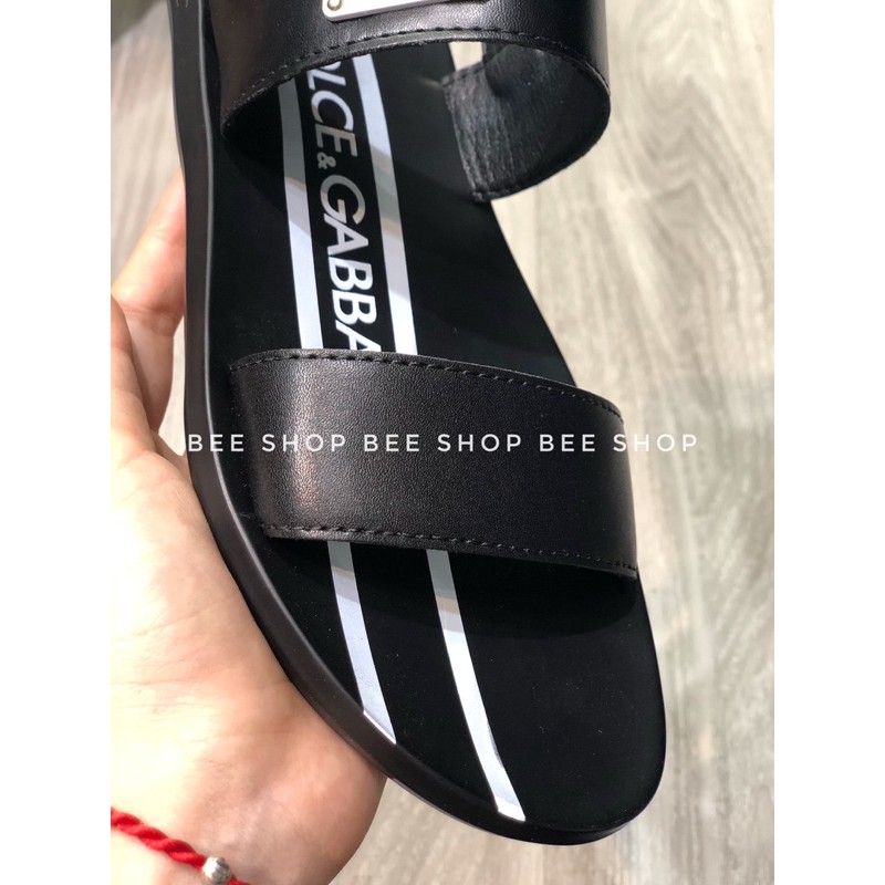 Dép sandal quai hậu Dolce đế cao su - Dép DG nam - Dép xỏ ngón - Bee Shop