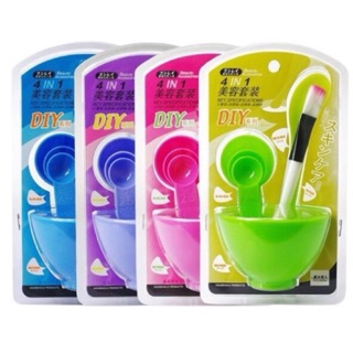 Bộ dụng cụ trộn mặt nạ 4 in 1