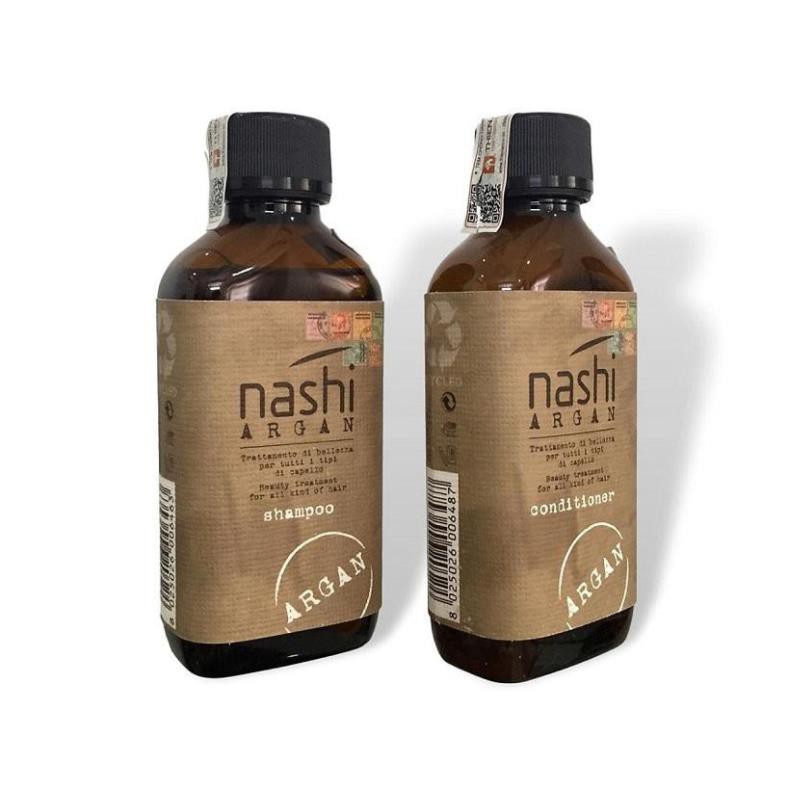 rẻ vô địch [ NASHI-CHÍNH HÃNG ] DẦU GỘI XẢ PHỤC HỒI HƯ TỔN NASHI ARGAN 200ML