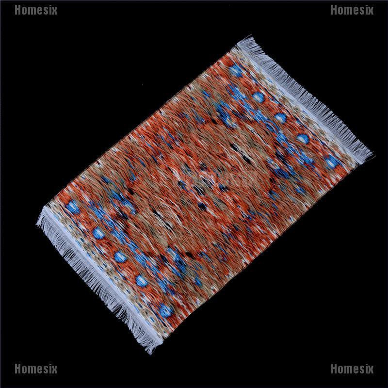 [HoMSI] 10*15cm Starry Night Flower Carpet 1/12 Dollhouse Miniature Toy Home Decor New SUU