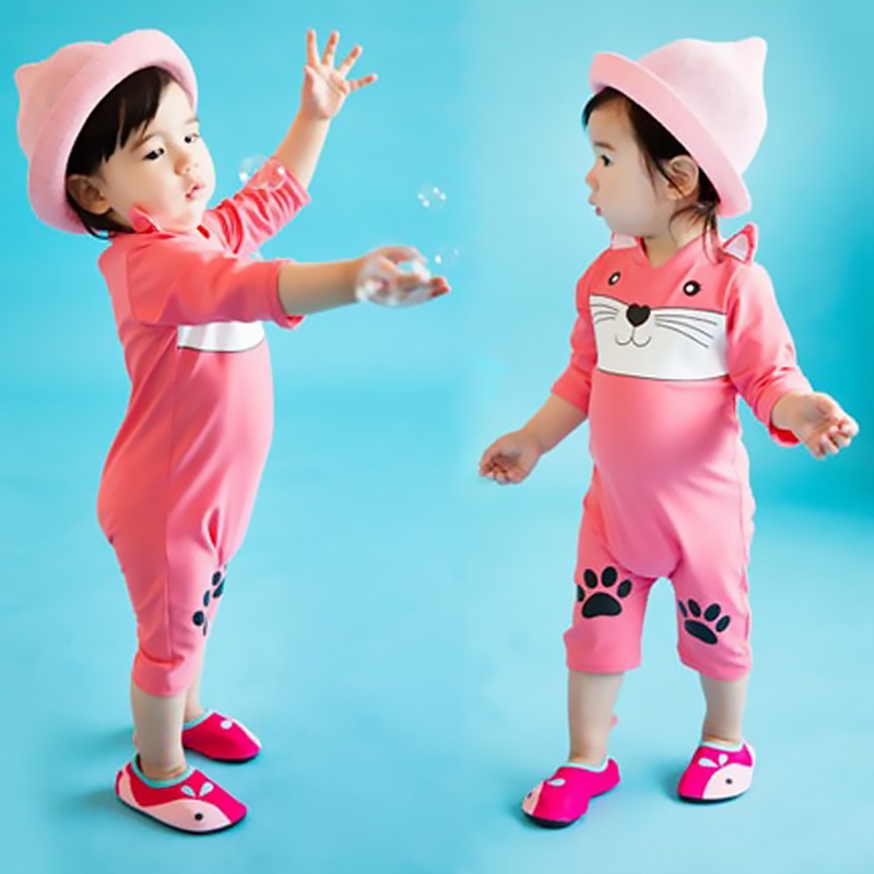 Bộ Đồ Bơi Tay Dài Chống Nắng Cho Bé 1-3 Tuổi