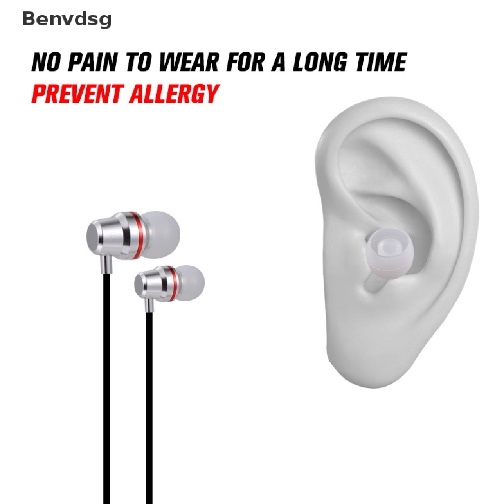 Benvdsg&gt; Silicone Upgrade Headphone Eartips Noise Isolag With S M M- L Size well