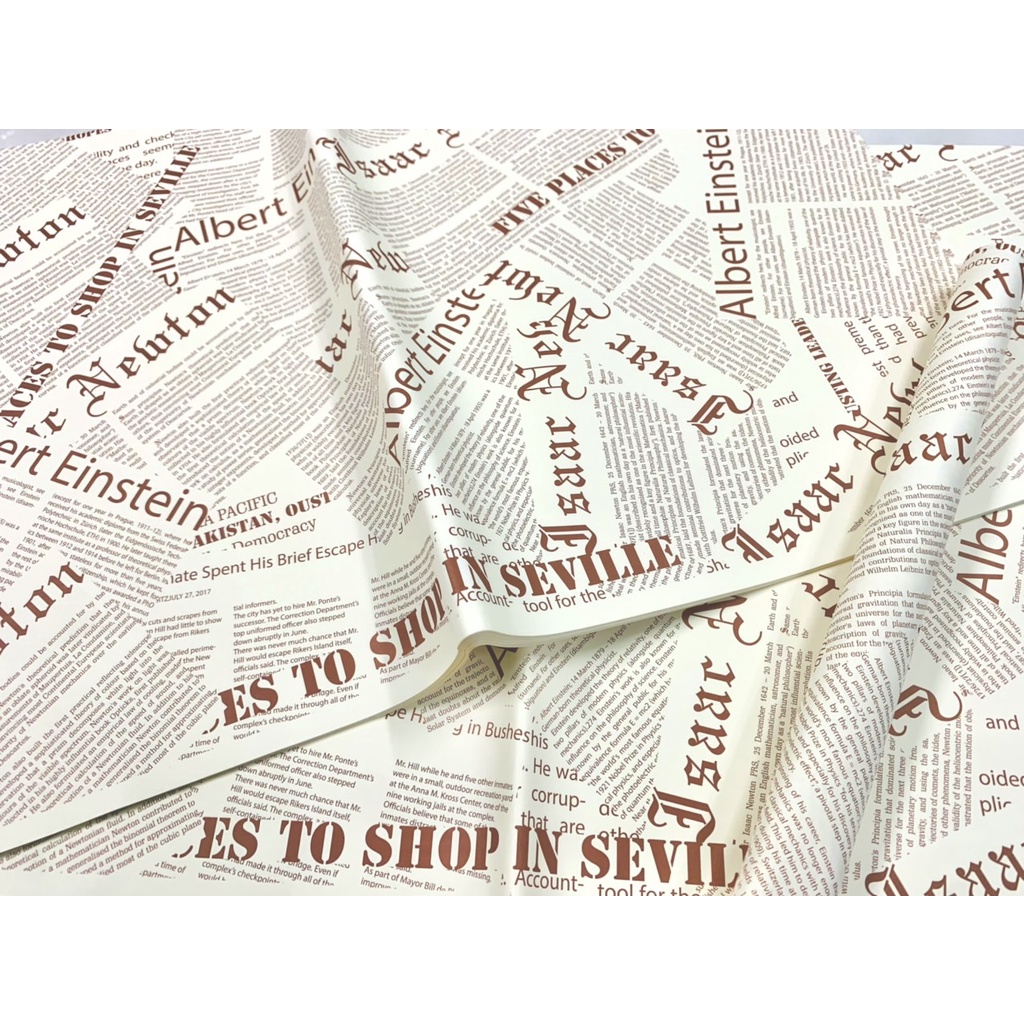 Giấy Gói Quà phong cách paris châu Âu - VPP Brendo