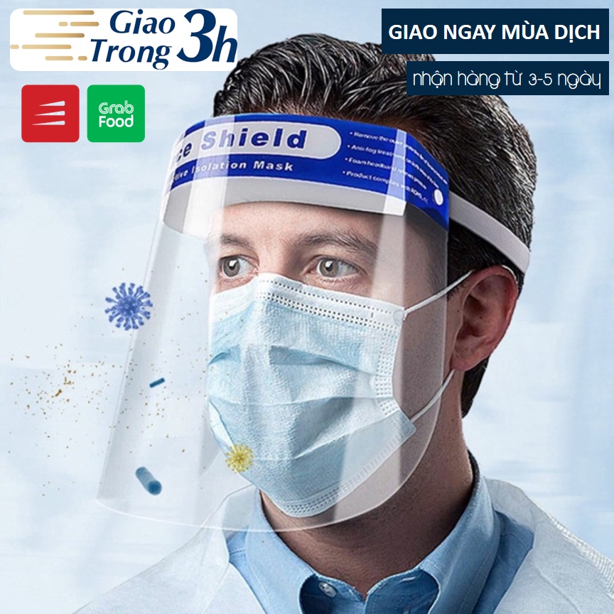 Kính chống giọt bắn, che mặt phòng dịch y tế Faceshield chính hãng BOPA