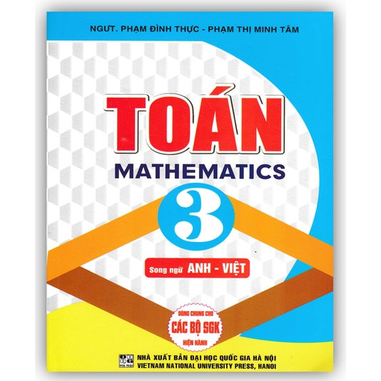 Sách -  Toán Mathematics 3 Song ngữ Anh - Việt