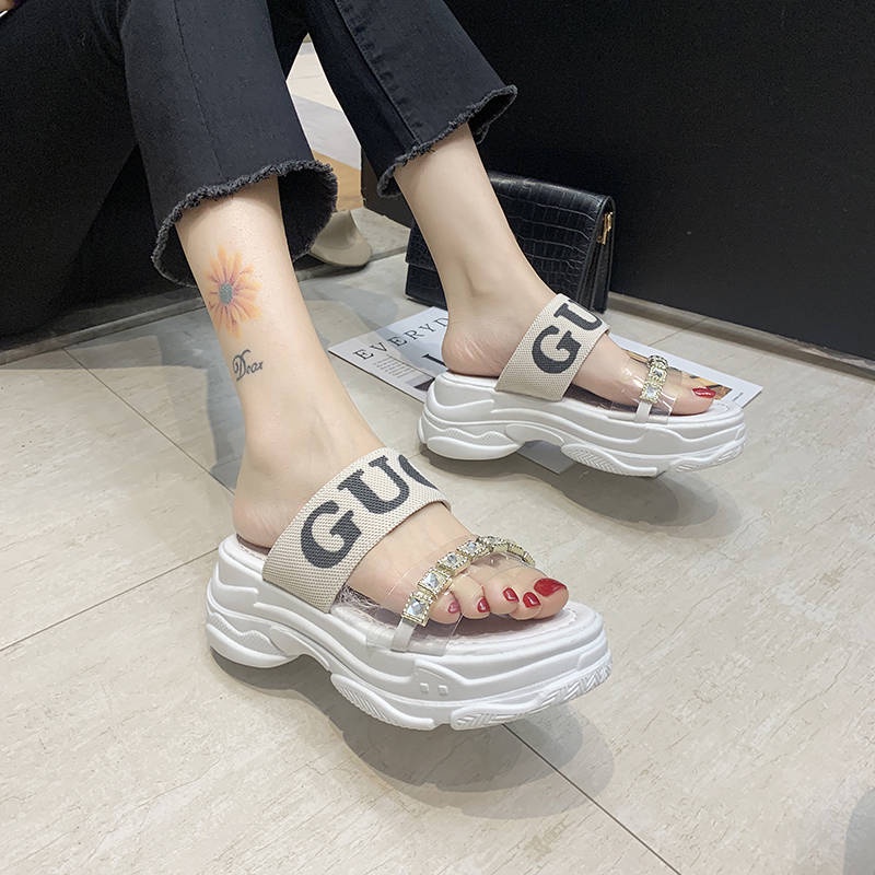 Dép Sandal Đế Dày Mềm Mại Thời Trang Mùa Hè Dành Cho Nữ