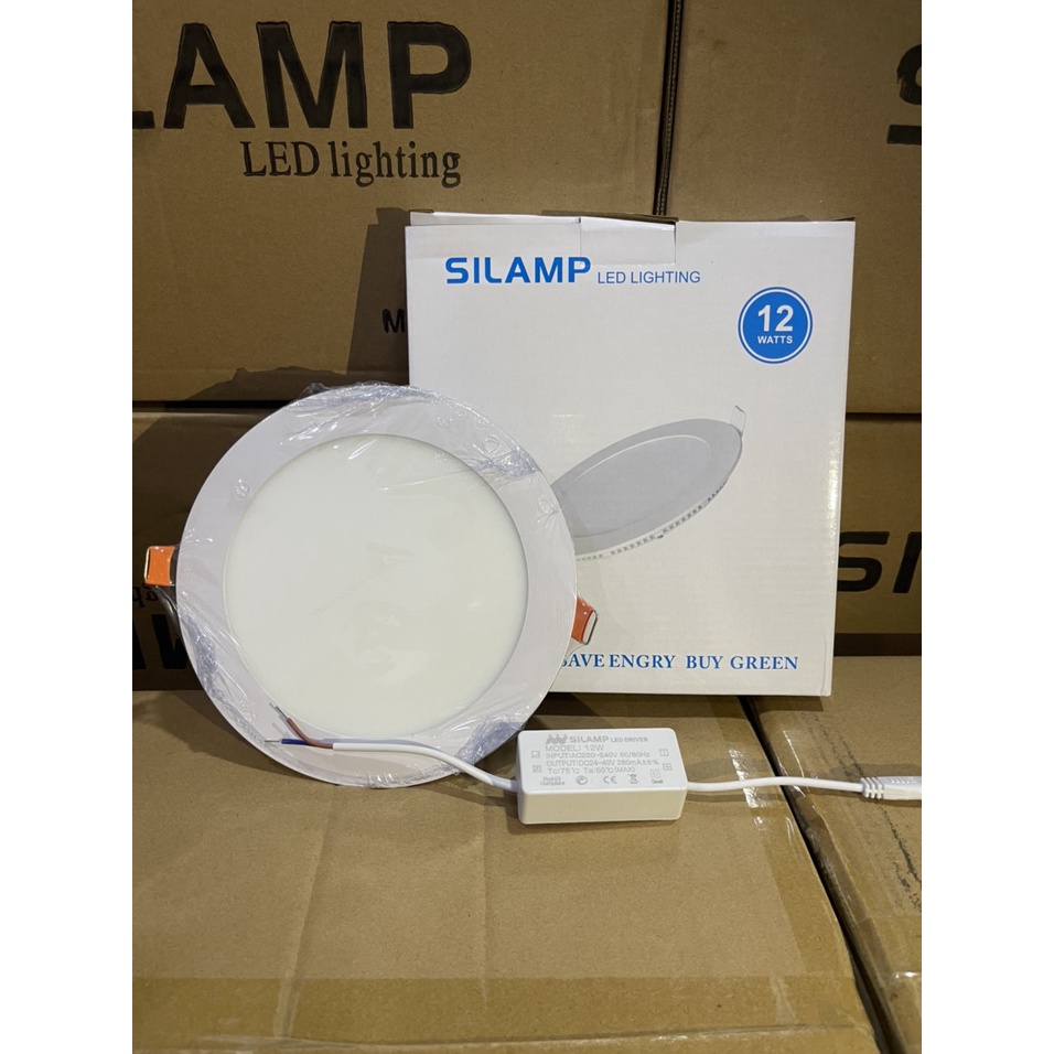 Đèn Led âm trần siêu mỏng 12w Silamp