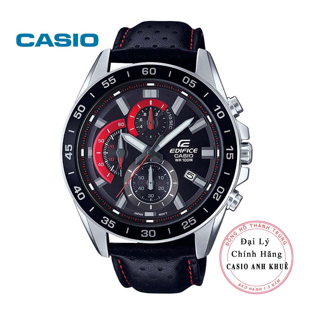 Đồng hồ Nam Casio Edifice EFV-550L-1AVUDF dây da