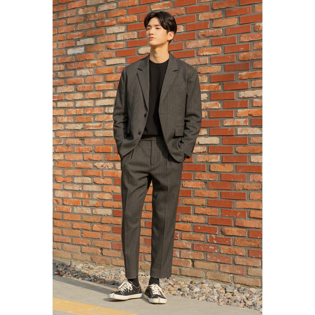 Quần âu 247 - 248 ERRINGBONE OVER FIT