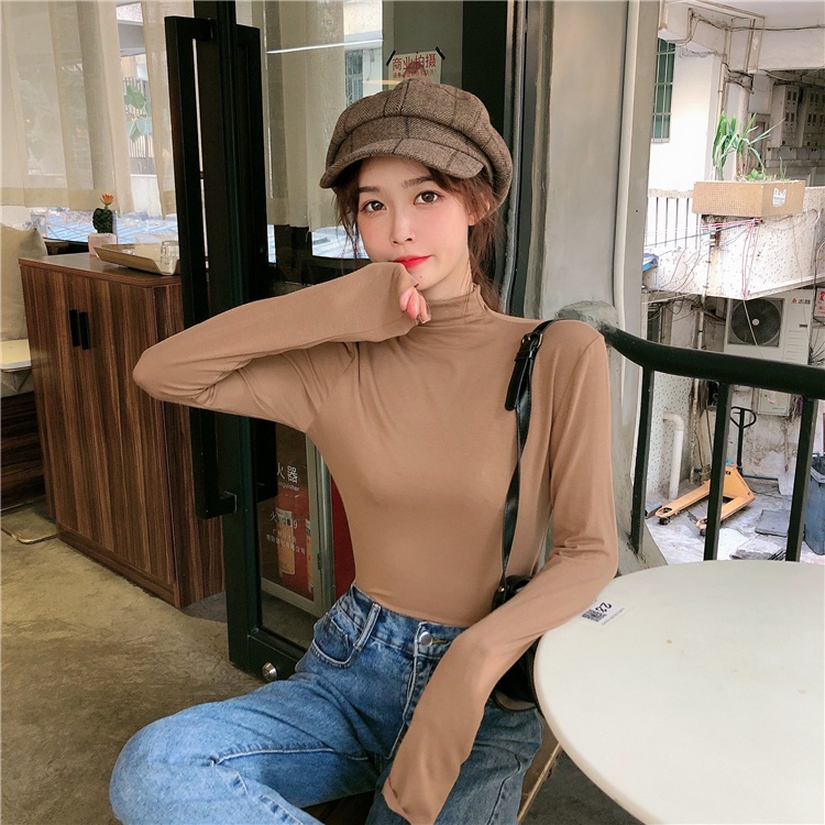 NRVP Áo Thun Nữ Dài Tay Dáng Rộng Thời Trang Hàn Quốc