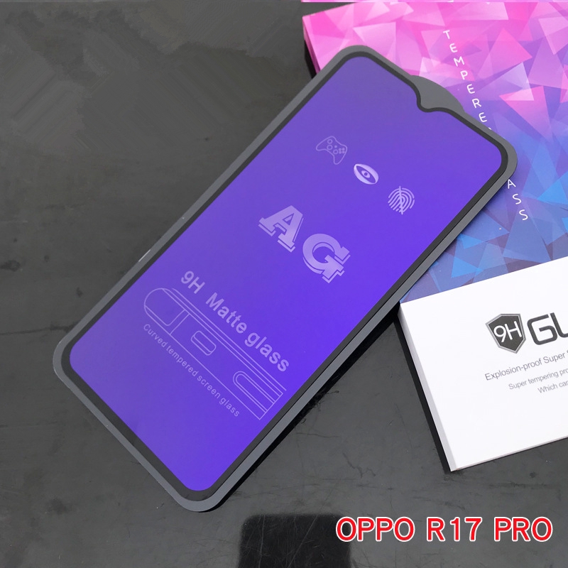 Miếng dán cường lực nhám chống tia xanh tia tím dành cho điện thoại OPPO R15X F9 R17 F11 Pro F1S A59 A37 Y97 A83 A71 F5