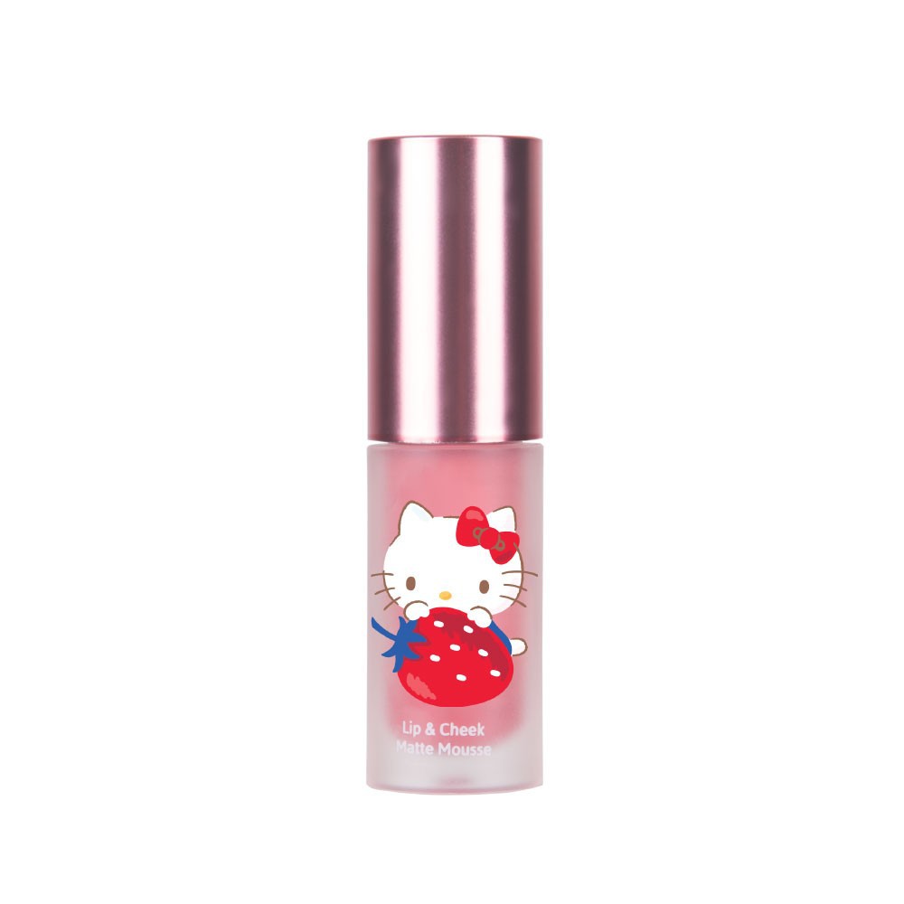 Cathy Doll Hello Kitty Lip & Cheek Matte Mousse 4g Son Kem Lì Và Má Hồng Hello Kitty Cathy Doll Lip & Cheek Matte Mousse