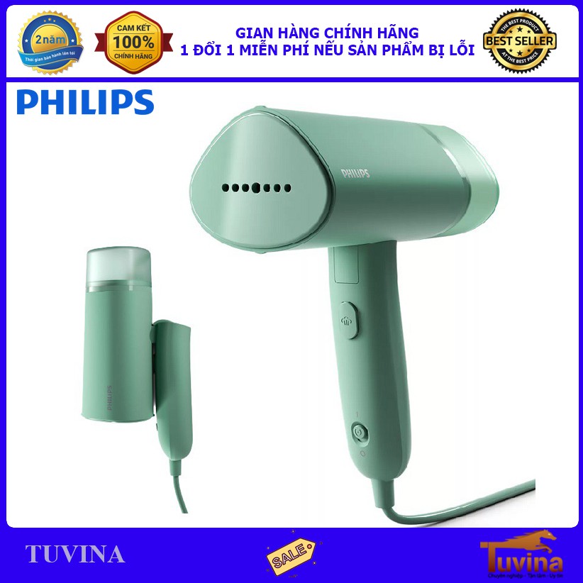 Bàn Ủi Hơi Nước Cầm Tay Philips STH3010/70 1000W - Hàng Chính Hãng (Bảo Hành Toàn Quốc 2 Năm)
