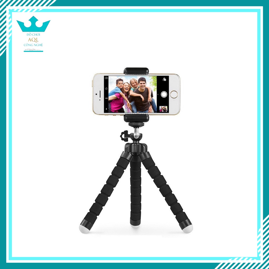 Tripod Bạch Tuộc 3 Chân Mini Gía Đỡ Điện Thoại Máy Ảnh Đa Năng Nhỏ Gọn