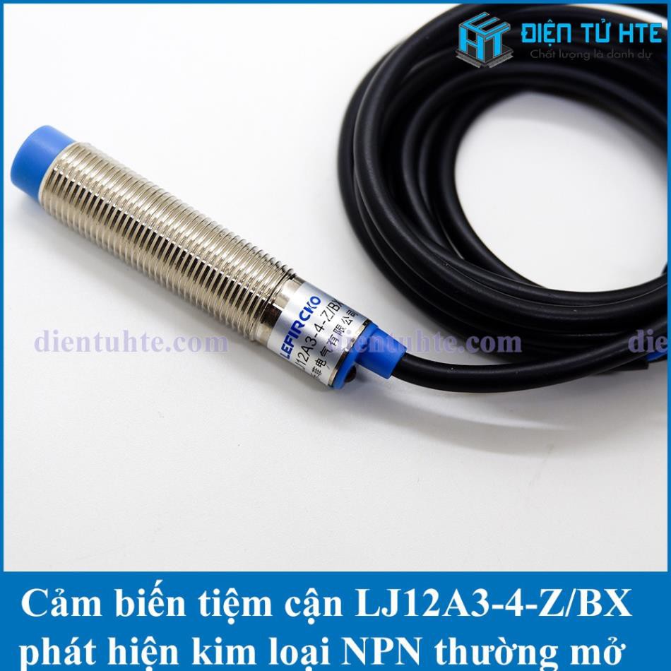 Cảm biến tiệm cận LJ12A3-4-Z/BX  phát hiện kim loại ngõ ra NPN thường mở [HTE Quy Nhơn CN2]