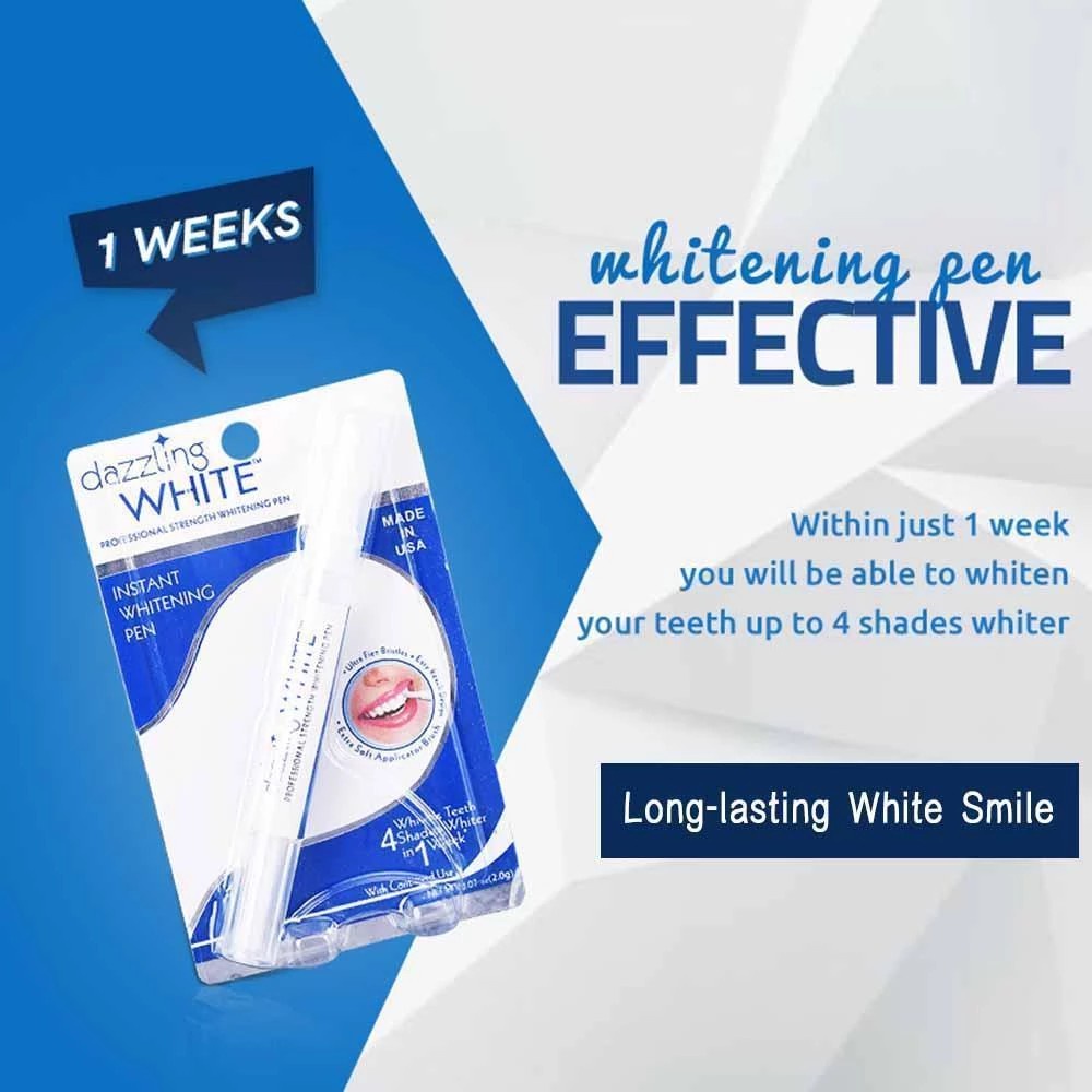 Bút Tẩy Trắng Răng Dazzling White Professional Strength Instant Whitening Pen 1,8g