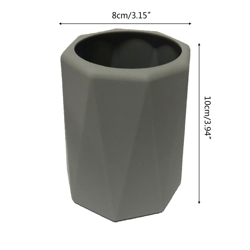 Hộp Đựng Bút / Cọ Trang Điểm Bằng Silicone Sức Chứa Lớn