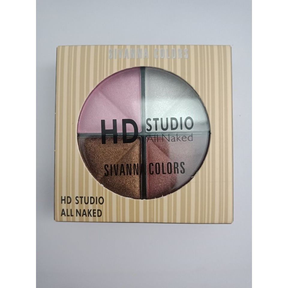 Phấn mắt 4 ô Sivanna HD STUDIO ALL NAKED Thái Lan