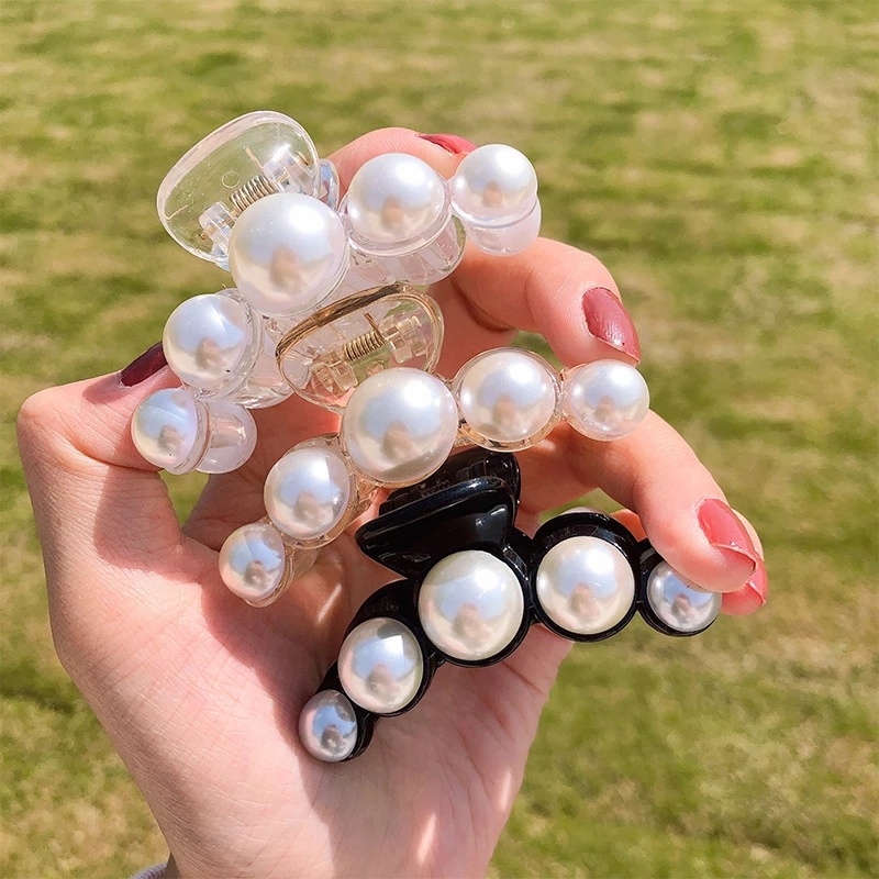 Kẹp Tóc Đính Ngọc Trai Giả Thời Trang Dành Cho Nữ