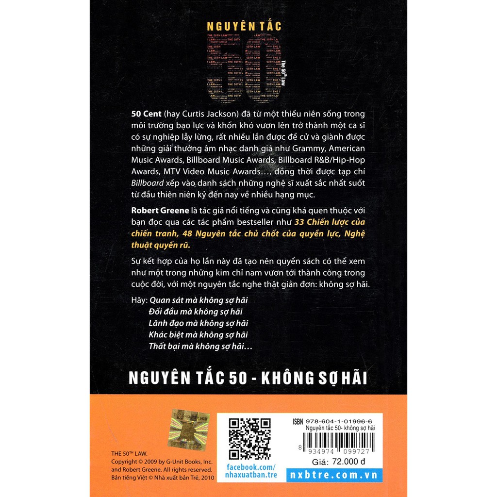 Sách - Nguyên Tắc 50 - Không Sợ Hãi | BigBuy360 - bigbuy360.vn