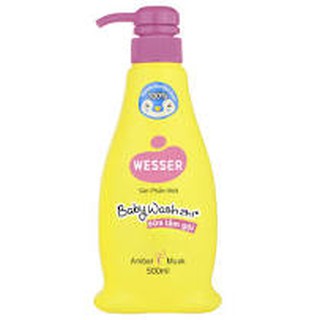 Sữa tắm gội bubble 2 in 1 / 500ml hồng .. sx 09 2020