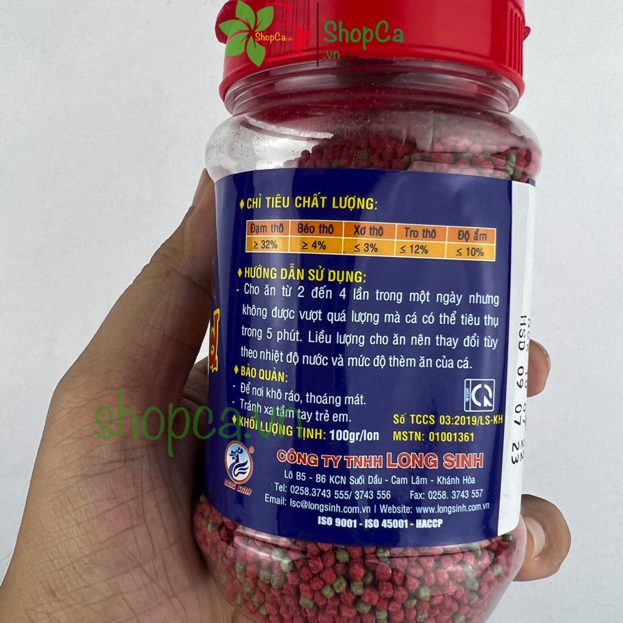 Thức ăn cho cá Magic Food Hủ 100gr hạt nhỏ 1.5mm nhiều dòng cá betta, guppy, cá vàng