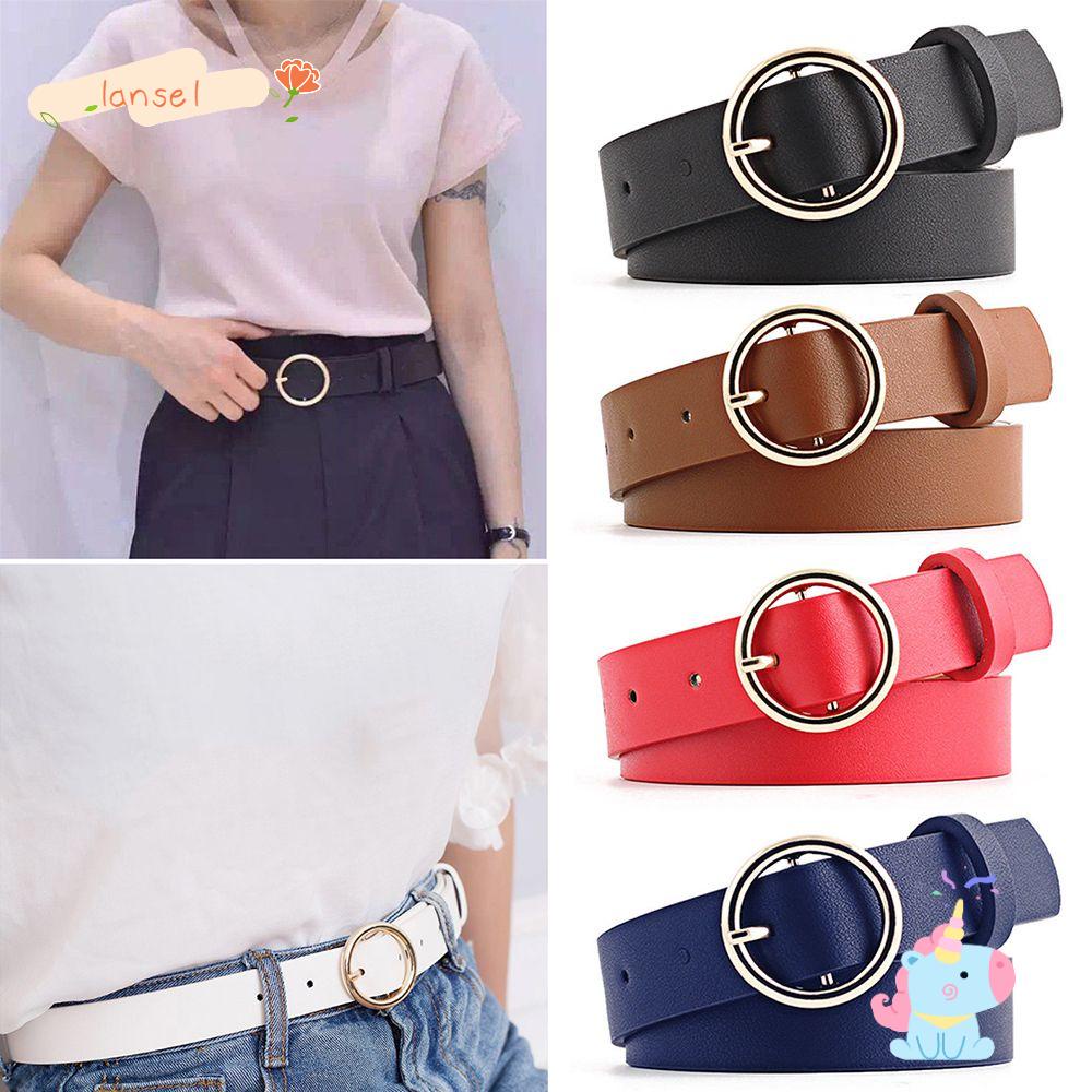 Thắt Lưng Da Phong Cách Vintage Thời Trang Cho Nữ