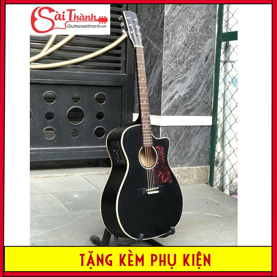 Đàn guitar acoustic DTY850 có lắp eq-Màu đen mờ