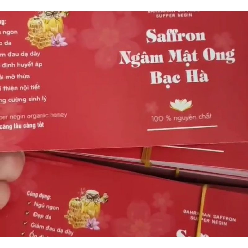 Tem Decal Saffron dán hũ vuông, tròn )