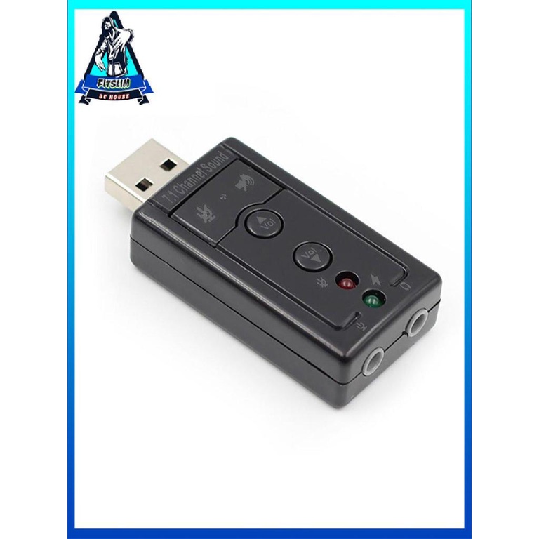 7.1 USB bên ngoài Card âm thanh USB đến giắc cắm tai nghe 3.5mm Bộ chuyển đổi âm thanh kỹ thuật số [8/26]