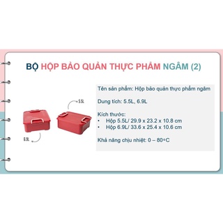 HỘP BẢO QUẢN THỰC PHẨM NGÂM