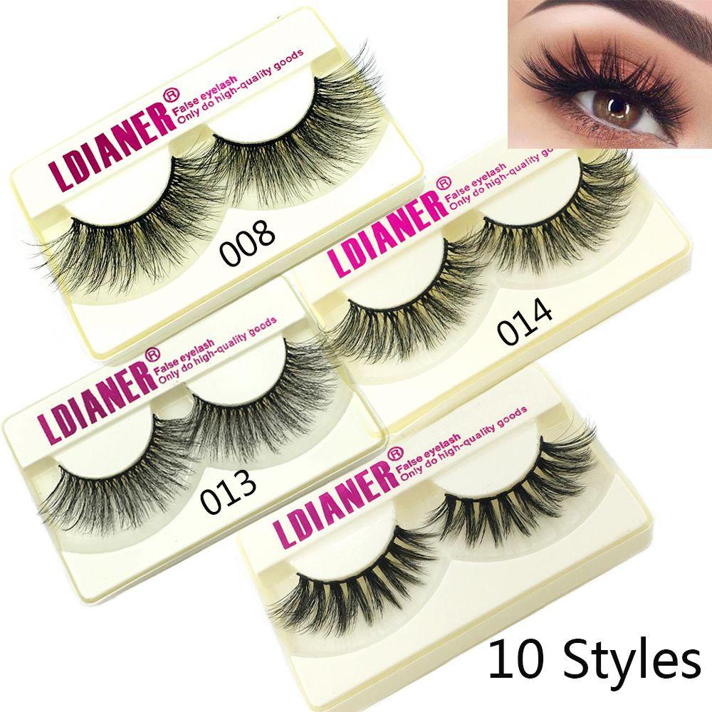 PATH 1 Cặp Lông Mi Giả SKONHED Dài Tự Nhiên Handmade 3D Dành Cho Trang Điểm