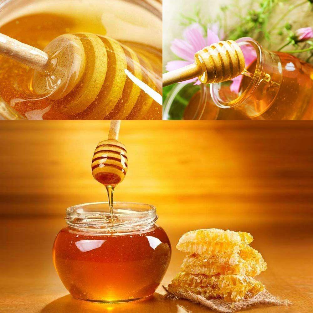 Set 24 Muỗng Gỗ Khuấy Mật Ong Tiện Dụng