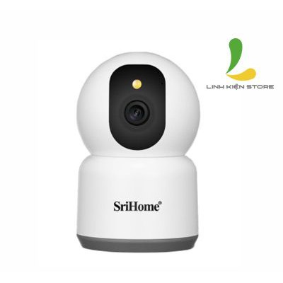 Camera giám sát Srihome SH038 - Quan sát góc 360 độ không góc chết, Có camera quay hồng ngoại, quay màu ban đêm