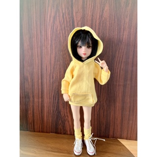 Áo hoodie kèm đôi vớ size blythe,xinyi,barbie