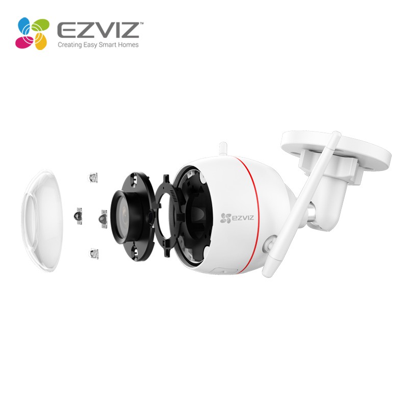 Camera IP Wifi Ezviz  C3W Full Color 2M/4M Ngoài Trời có màu ban đêm, báo động, đàm thoại (chính hãng 24th)