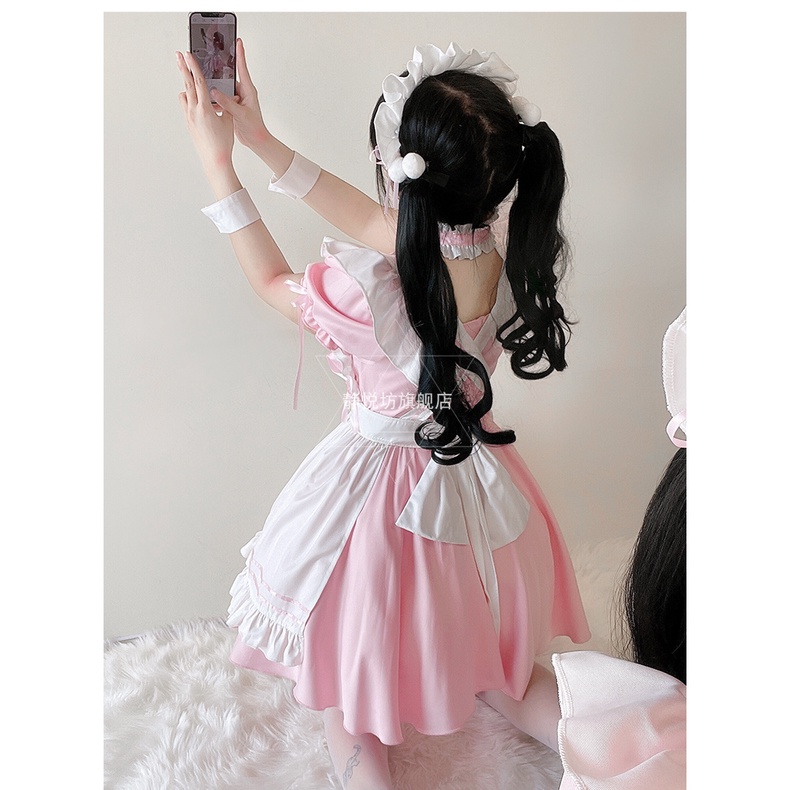 Trang phục hầu gái maid hồng - cosplay/ halloween/ lễ hội/ Nhật Bản | BigBuy360 - bigbuy360.vn
