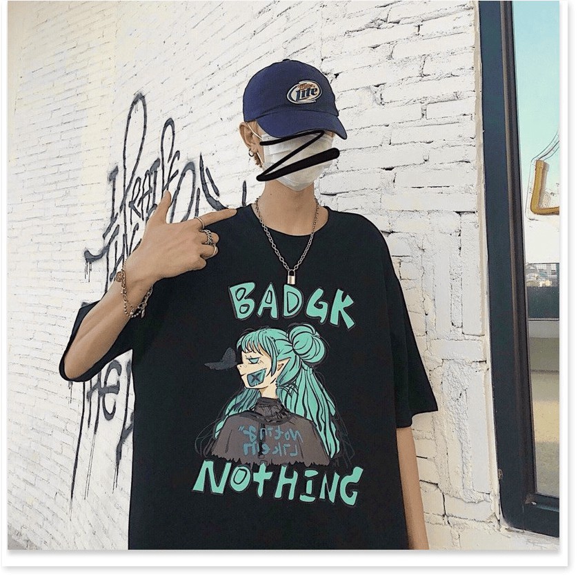 Áo thun phông tay lỡ form rộng BADGK UnisexT6 PHONG CÁCH AOMI