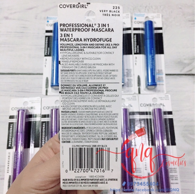 Mascara Covergirl Professional 3in 1  - USA