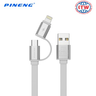 Cáp 2 đầu Micro USB và Lightning Pineng PN-304