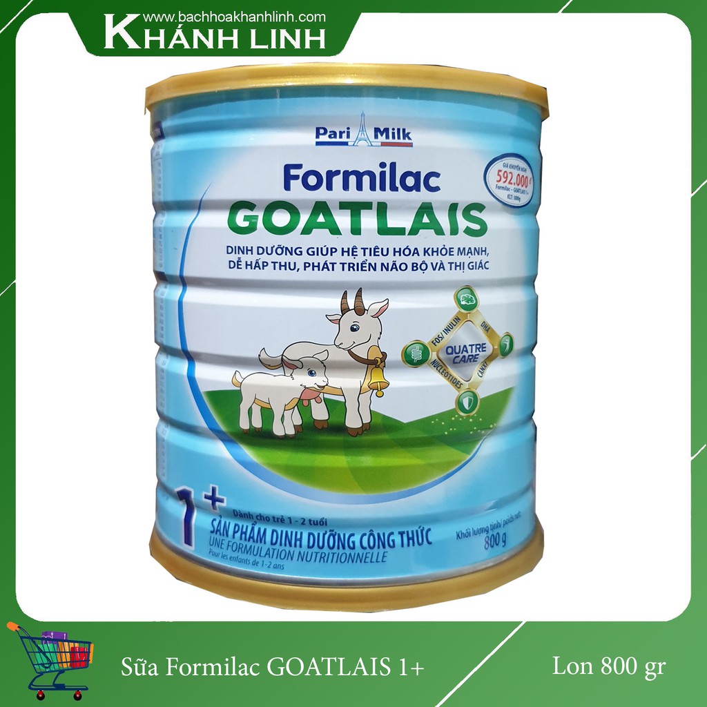 Sữa Bột Formilac GOATLAIS 1+ lon 800g