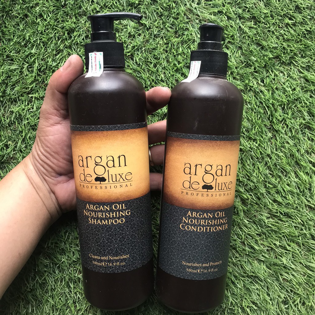 SET GỘI XẢ, CẶP GỘI XẢ ARGAN OIL DELUXE 1000ML HƯƠNG NƯỚC HOA