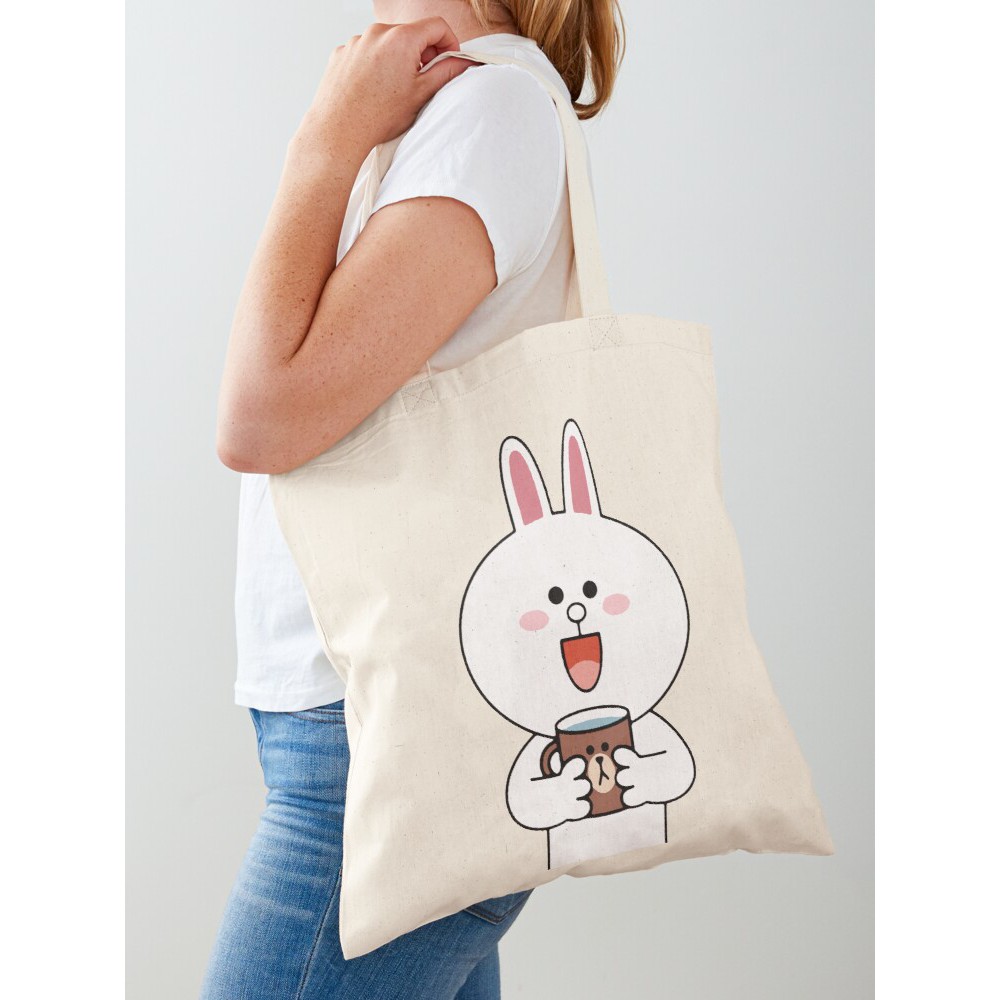 túi tote gấu brown thỏ cony TT5