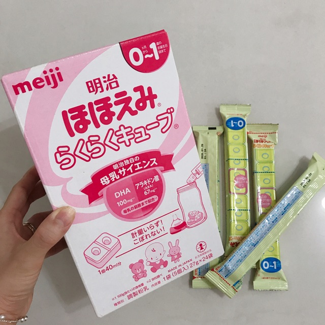 Thanh lý sữa Meiji Thanh số 0-1