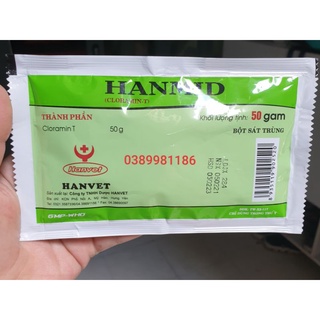 Bột sát trùng, khử khuẩn Hanmid gói 50g