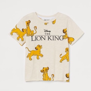 SALE - Áo cộc tay cho bé trai - Áo cộc tay Lion Hm chất cotton xước cho bé trai từ 2-10t