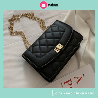Túi Đeo Chéo Nữ Kiểu Dáng Vuông Họa Tiết đơn Giản Nữ Tính